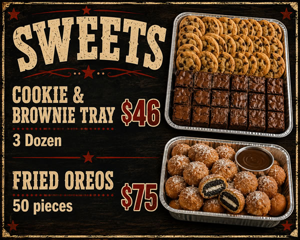 Sweets Party Tray Qbar Darien