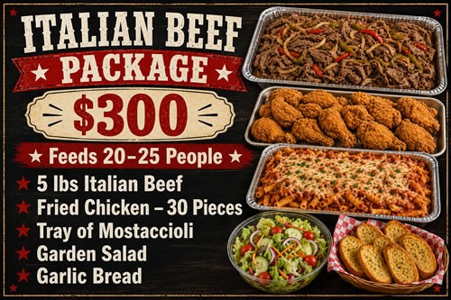 Italian Beef Party Tray