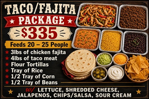 Taco and Fajita Package